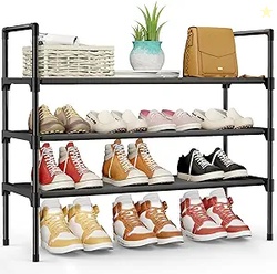 Kitsure Shoe Rack - 3-Tier Shoe Organizer Shoe Rack for Closet, Entryw