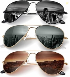 KALIYADI Classic Aviator Sunglasses for Men Women Driving Sun glasses 