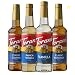 Torani Variety Pack Caramel, French Vanilla, Vanilla & Hazelnut, 25.4 