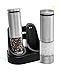 Flendy Electric Salt and Pepper Grinder Set Rechargeable, Automatic Sa