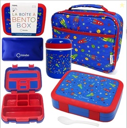 Bento Box with Thermo Stainless Steel Food Jar for Hot-Cold Food or So
