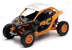 Can-Am Maverick X3 XRC Turbo ATV Orange and Black 1/18 Diecast Model b