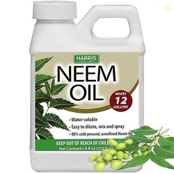 HARRIS Neem Oil Cold Pressed Water Soluble Concentrate Makes 12 Gallon