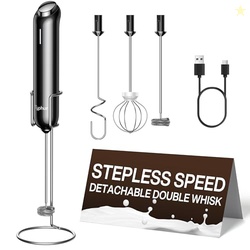 InstaWhisk Milk Frother with Variable Speed, Rechargeable Coffee Froth