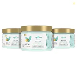 Dove Body Love Body Polish Exfoliate Away 3 Count for Rough Bumpy Skin
