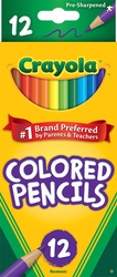 Crayola Colored Pencil Set 12 Ct, Back to School Supplies for Kids, Cl