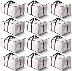 HOMESURE Supports 200lbs Heavy Duty Moving Bags - Strong Zipper & Wrap