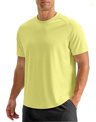 Soothfeel Mens Workout Shirts Quick Dry Athletic Running T-Shirts Shor