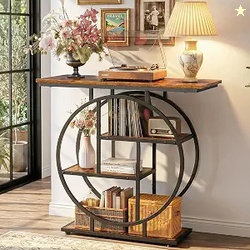 Cottage Charm Entryway Console Table 31.5 Sofa Table Behind Couch with