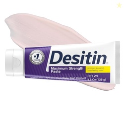 Desitin Maximum Strength Diaper Rash Paste 40% Zinc Oxide, 4.8 oz | He