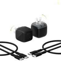 Belkin 45W Compact USB C Charger Block, 2 Pack, Fast Charging for Trav
