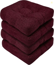 Basic Beyond Chair Cushions for Dining Chairs Non-Slip Chair Pads, Thi