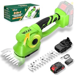 Cordless Hedge Trimmer, Professional Bush Trimmer with Sharp Dual Blad