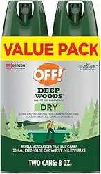 OFF! Deep Woods Insect Repellent Aerosol Dry, Non-Greasy Formula, Bug 
