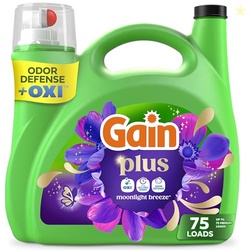 Gain Plus Liquid Laundry Detergent, Cleaner, Fresher, Now with Oxi, Mo