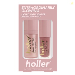 Holler Extraordinarily Glowing Liquid Highlighter and Blush Duo 2 Piec