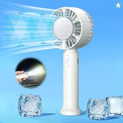 Portable Cooling Fan with Refrigeration Mode - Handheld Fan that Blows