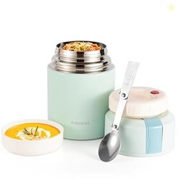Insulated Thermo Soup Jar for Kids & Adults, 27 oz Stainless Steel The