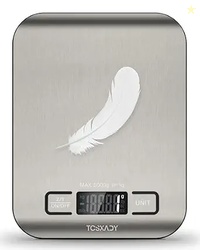 Food Scale 11lb Digital Kitchen Scale with 6 Units LCD Display and Tar