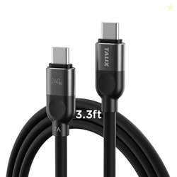 TALIX 240W USB C to USB C Cable, 7A PD3.2 Fast Charging Cable