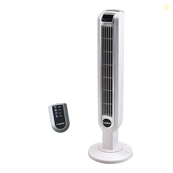Lasko Oscillating Tower Fan with Remote Control - 36" - 2510 - White