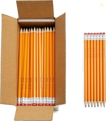 Amazon Basics Wood-Cased #2 Pencils for Writing Drawing and Sketching,