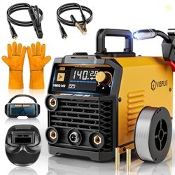 VIGRUE 140A MIG Welder, 110V Flux Core/Stick/Lift MIG 3 in 1 Welding M