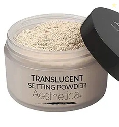Aesthetica Translucent Setting Powder Matte Finishing Makeup Loose Set