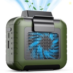 Portable Waist Under Shirt Fan, 23H Working Time, 6200 RPM Strong Airf