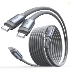 Dual USB C Cable,140W USB C Splitter Charging Cable, 2-in-1 USB C Mult
