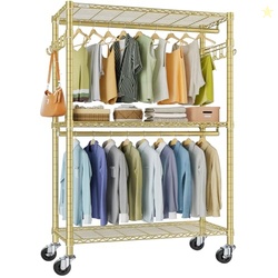 VIPEK R2 Plus Rolling Clothes Rack Heavy Duty Closet for Hanging Cloth