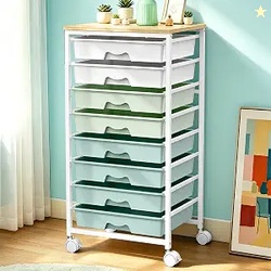 8 Drawers Rolling cart