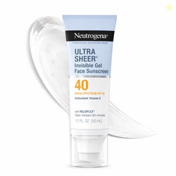 Neutrogena Ultra Sheer Invisible Gel SPF 40 Face Sunscreen 1.7 fl. oz