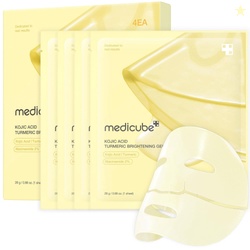Medicube Kojic Acid Turmeric Brightening Gel Masks 4 Pack