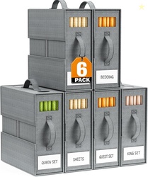 6 Pack Sheet Organizers and Storage Thickened & Durable Sheet Organize