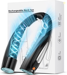 Hionly AI Neck Fan 6 Speeds Adjustable Portable Personal Fan Rechargea