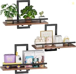 Sbosbo Floating Shelves for Wall Plant Shelf Indoor Wall Mounted Shelv