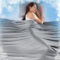 KMUSET Cooling Blanket Throw (50"x60"), Double Sided Summer Cooling Bl