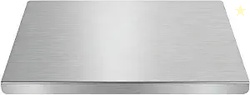 Stainless Steel Cutting Board with Lip for Kitchen L-Shaped Metal Chop