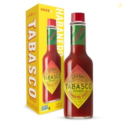 TABASCO Brand Habanero Sauce, Spicy & Fruity Habanero Hot Sauce, Glass