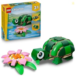 LEGO Creator 3 in 1 Turtle with a Water Lily Flower Building Toy for G
