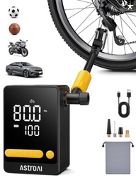 AstroAI Bike Pump, 12s Fast Inflate Bicycle Pump, Air Pump for Car Tir