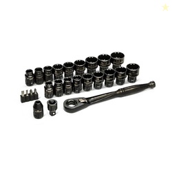 GEARWRENCH 25 Piece 3/8" Drive Pass-Thru Ratchet and Socket Set | GWX6