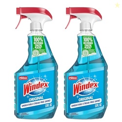Windex Glass and Window Cleaner Spray Bottle, Packaging Designed to Pr