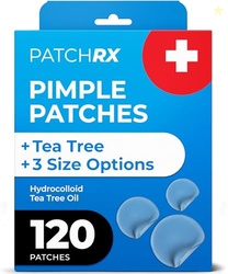 PatchRx Pimple Patches for Face (120 Patches), Hydrocolloid Acne Patch
