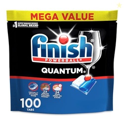 Finish Quantum Dishwasher Pods, No Pre-Rinse Dishwasher Detergent Soap