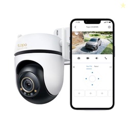 Tapo 3K+ Outdoor Pan/Tilt Security Wi-Fi Camera, C530WS, Wired