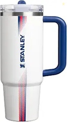 STANLEY Quencher ProTour Flipstraw Tumbler 30 oz, Team White Dark Blue