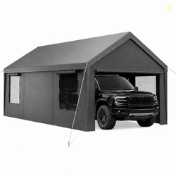 Velway Carport Canopy & Portable Garage, 12 x 20 FT
