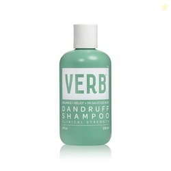 VERB Dandruff Shampoo, 8 oz | 3% Salicylic Acid Clinical Relief Hair W